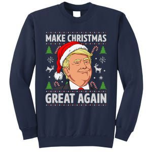 Make Christmas Great Again Funny Trump Ugly Christmas Sweatshirt