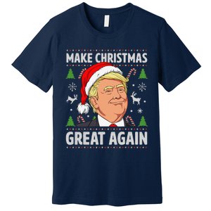 Make Christmas Great Again Funny Trump Ugly Christmas Premium T-Shirt