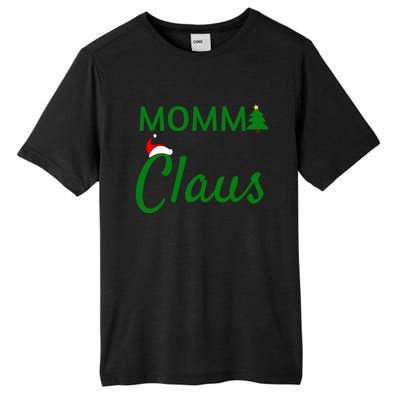 Momma Claus Gift Daddy Claus Baby Claus Mama Claus Pajamas Gift Tall Fusion ChromaSoft Performance T-Shirt