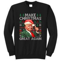 Make Christmas Great Again Funny Trump Xmas Snow Pajama Ugly Sweatshirt