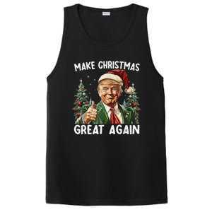 Make Christmas Great Again Funny Santa Trump 2024 Xmas PosiCharge Competitor Tank