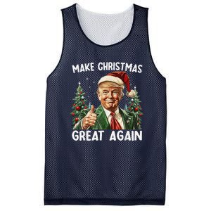 Make Christmas Great Again Funny Santa Trump 2024 Xmas Mesh Reversible Basketball Jersey Tank