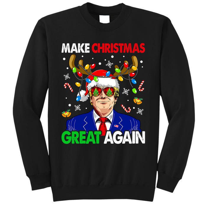 Make Christmas Great Again Funny Trump Ugly Christmas Sweatshirt