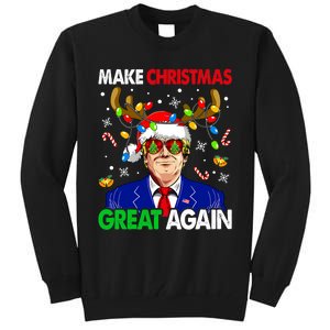 Make Christmas Great Again Funny Trump Ugly Christmas Tall Sweatshirt