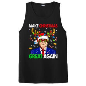 Make Christmas Great Again Funny Trump Ugly Christmas PosiCharge Competitor Tank