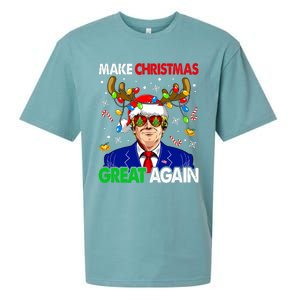 Make Christmas Great Again Funny Trump Ugly Christmas Sueded Cloud Jersey T-Shirt