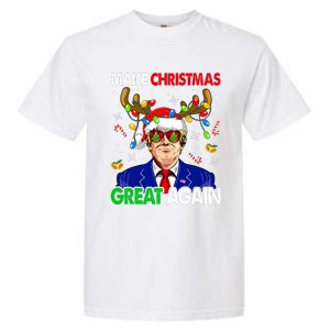 Make Christmas Great Again Funny Trump Ugly Christmas Garment-Dyed Heavyweight T-Shirt