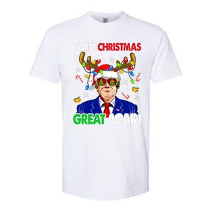 Make Christmas Great Again Funny Trump Ugly Christmas Softstyle CVC T-Shirt