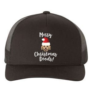 Merry Christmas Goldendoodle Funny Dog Yupoong Adult 5-Panel Trucker Hat