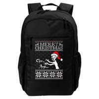 Merry Christmas Grr Argh Ugly Zombie Santa Backpack