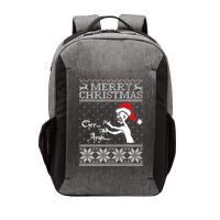 Merry Christmas Grr Argh Ugly Zombie Santa Vector Backpack