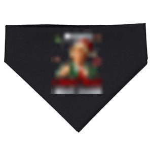 Make Christmas Great Again Santa Funny Trump Xmas Pajamas USA-Made Doggie Bandana