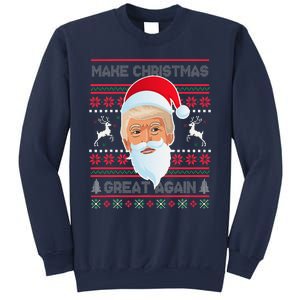 Make Christmas Great Again Funny Trump Sweatshirt