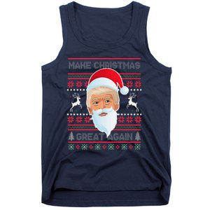 Make Christmas Great Again Funny Trump Tank Top