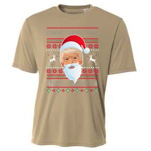 Make Christmas Great Again Funny Trump Cooling Performance Crew T-Shirt