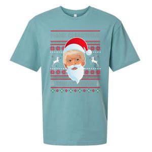 Make Christmas Great Again Funny Trump Sueded Cloud Jersey T-Shirt