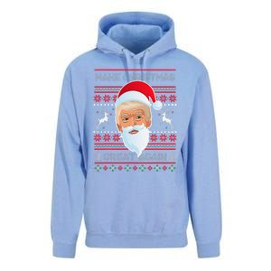 Make Christmas Great Again Funny Trump Unisex Surf Hoodie