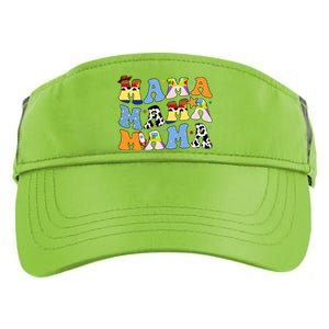 Mama Cow Girl Print Cute Adult Drive Performance Visor