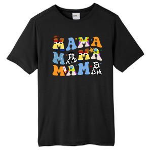 Mama Cow Girl Print Cute Tall Fusion ChromaSoft Performance T-Shirt