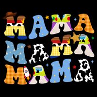 Mama Cow Girl Print Cute Flatbill Hat