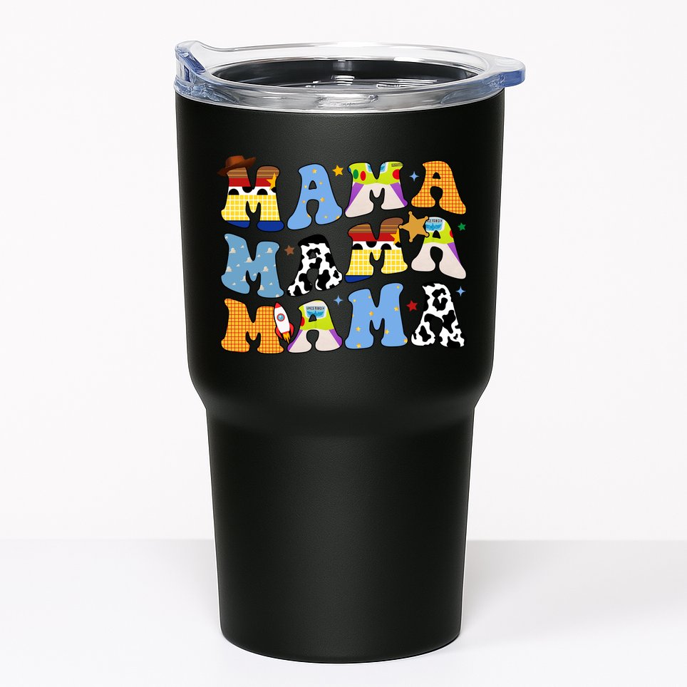 Mama Cow Girl Print Cute Tumbler