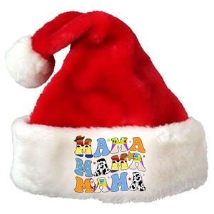 Mama Cow Girl Print Cute Premium Christmas Santa Hat