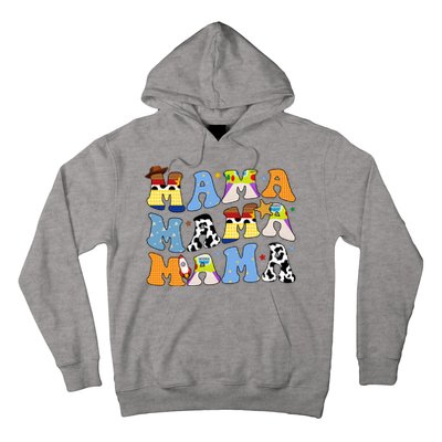 Mama Cow Girl Print Cute Hoodie