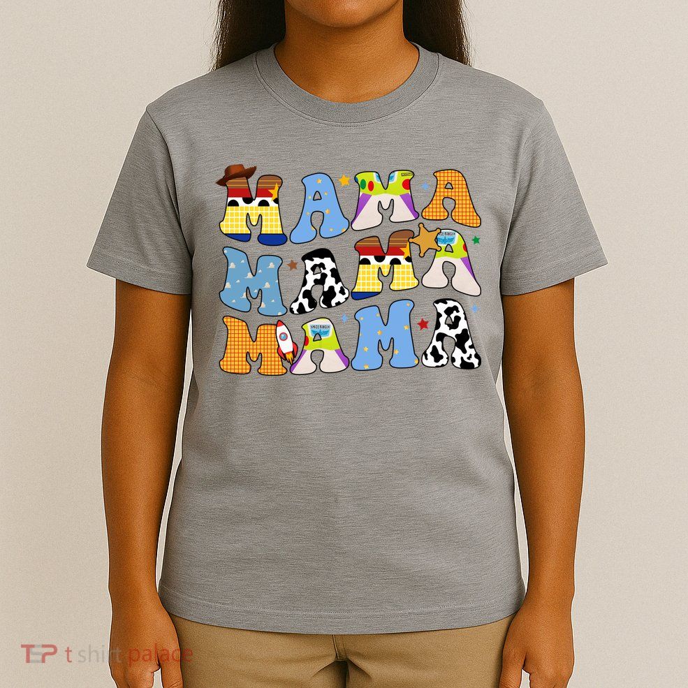 Mama Cow Girl Print Cute T-Shirt