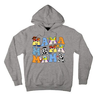 Mama Cow Girl Print Cute Tall Hoodie