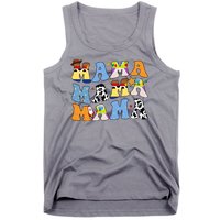 Mama Cow Girl Print Cute Tank Top