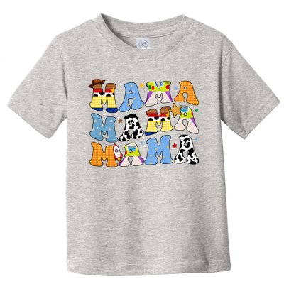 Mama Cow Girl Print Cute Toddler T-Shirt