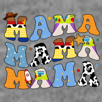 Mama Cow Girl Print Cute Toddler T-Shirt