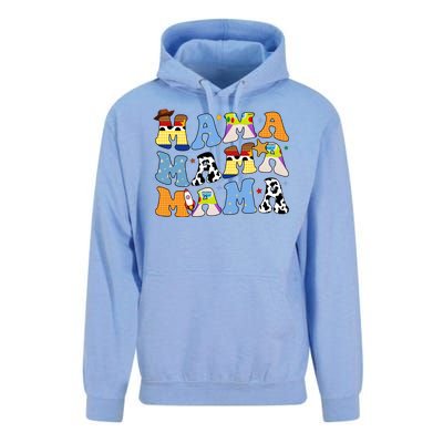 Mama Cow Girl Print Cute Unisex Surf Hoodie