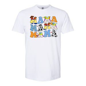 Mama Cow Girl Print Cute Softstyle CVC T-Shirt