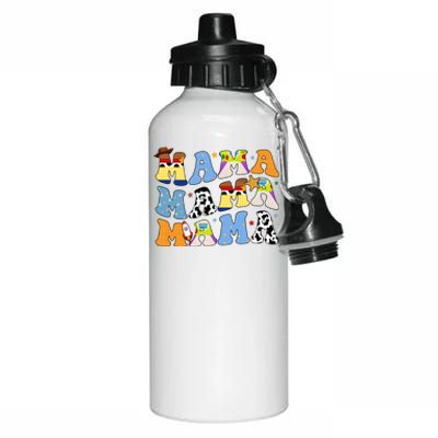 Mama Cow Girl Print Cute Aluminum Water Bottle 