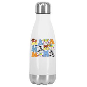 Mama Cow Girl Print Cute Stainless Steel Insulated Water Bottle