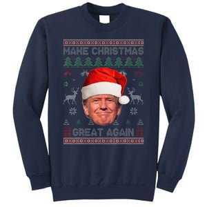 Make Christmas Great Again Funny Trump Ugly Sweater Xmas Sweatshirt