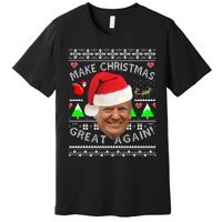 Make Christmas Great Again! Donald Trump Ugly Christmas Premium T-Shirt