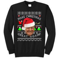 Make Christmas Great Again! Donald Trump Ugly Christmas Tall Sweatshirt