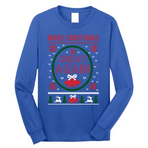 Make Christmas Great Again Funny Trump Christmas Meaningful Gift Long Sleeve Shirt