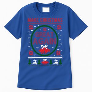 Make Christmas Great Again Funny Trump Christmas Meaningful Gift Tall T-Shirt