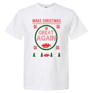 Make Christmas Great Again Funny Trump Christmas Meaningful Gift Garment-Dyed Heavyweight T-Shirt