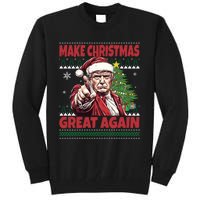 Make Christmas Great Again Xmas Funny Trump Pajamas Ugly Tall Sweatshirt