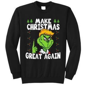 Make Christmas Great Again Donald Trump Xmas Funny Gift Sweatshirt