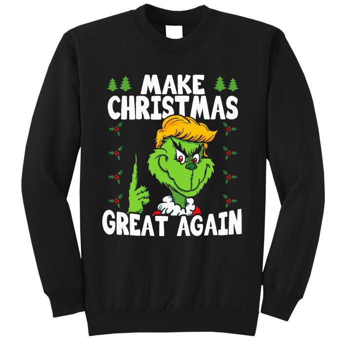 Make Christmas Great Again Donald Trump Xmas Funny Gift Sweatshirt