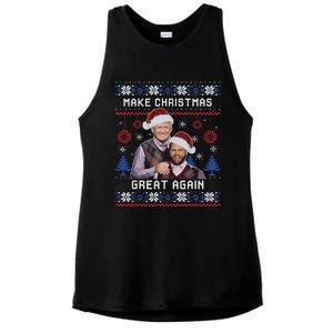 Make Christmas Great Again Trump Vance Ladies PosiCharge Tri-Blend Wicking Tank