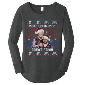 Make Christmas Great Again Trump Vance Women's Perfect Tri Tunic Long Sleeve Shirt