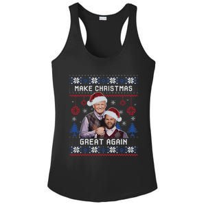 Make Christmas Great Again Trump Vance Ladies PosiCharge Competitor Racerback Tank