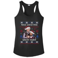 Make Christmas Great Again Trump Vance Ladies PosiCharge Competitor Racerback Tank