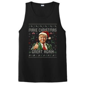 Make Christmas Great Again Funny Santa Trump 2024 Xmas PosiCharge Competitor Tank